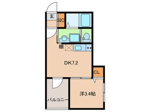 南大阪ミカーサの物件間取画像